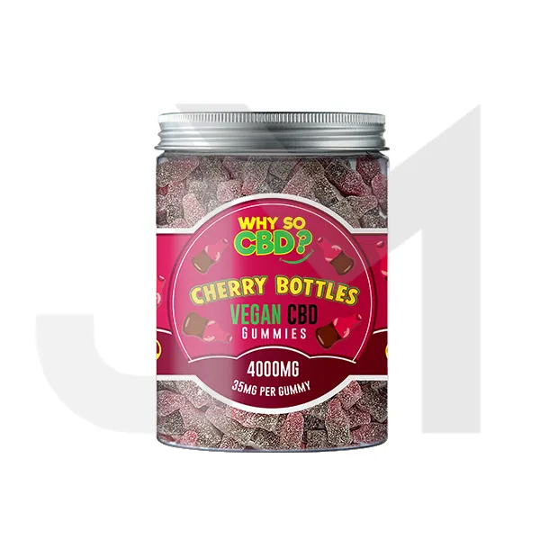 Why So CBD? 4000mg Broad Spectrum CBD Large Vegan Gummies - 11 Flavours