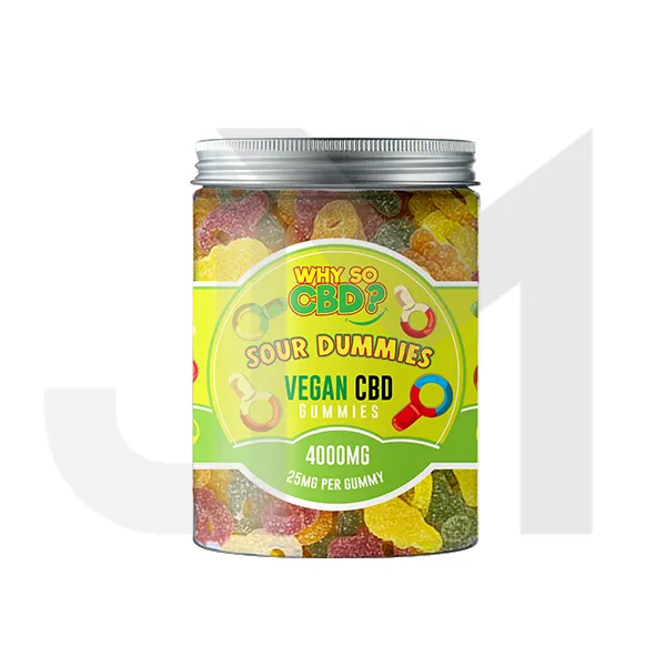 Why So CBD? 4000mg Broad Spectrum CBD Large Vegan Gummies - 11 Flavours