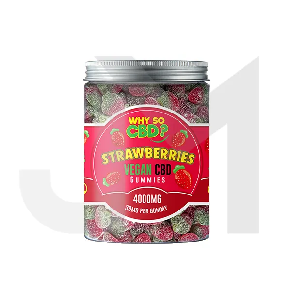 Why So CBD? 4000mg Broad Spectrum CBD Large Vegan Gummies - 11 Flavours