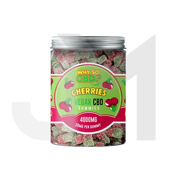 Why So CBD? 4000mg Broad Spectrum CBD Large Vegan Gummies - 11 Flavours