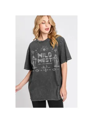 Wild West Oversized Graphic Tee