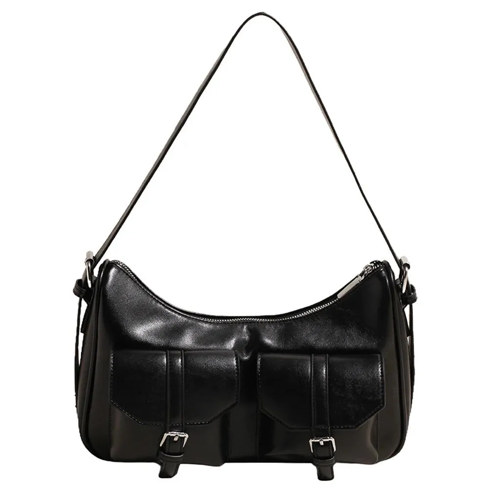 Women Leather Tote Handbag Soft PU Satchel Sling Bag Large Capacity Multi-Pocket Purse Crossbody Hobo Bag Girl Stylish Purse