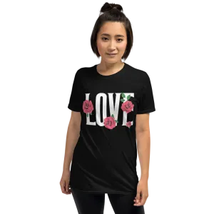 Womens And Plus Floral Love Graphic Tee