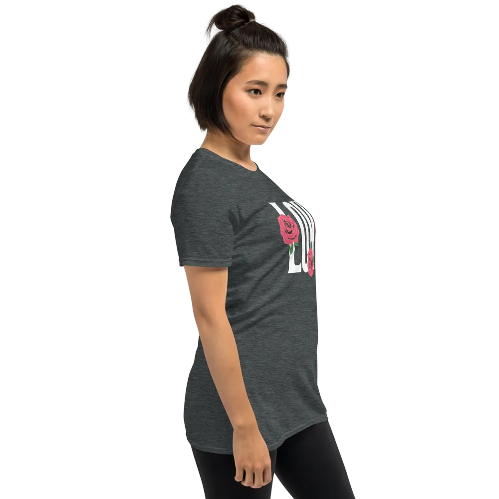Womens And Plus Floral Love Graphic Tee