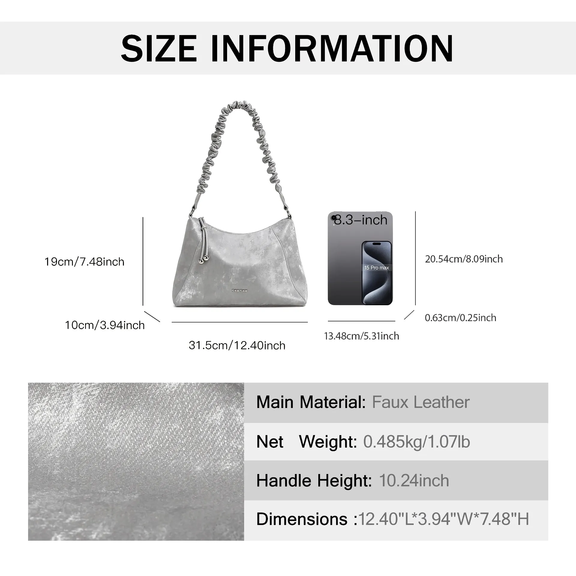 Women’s Luxury PU Shoulder Bag - Fashionable Crossbody & Cosmetic Storage