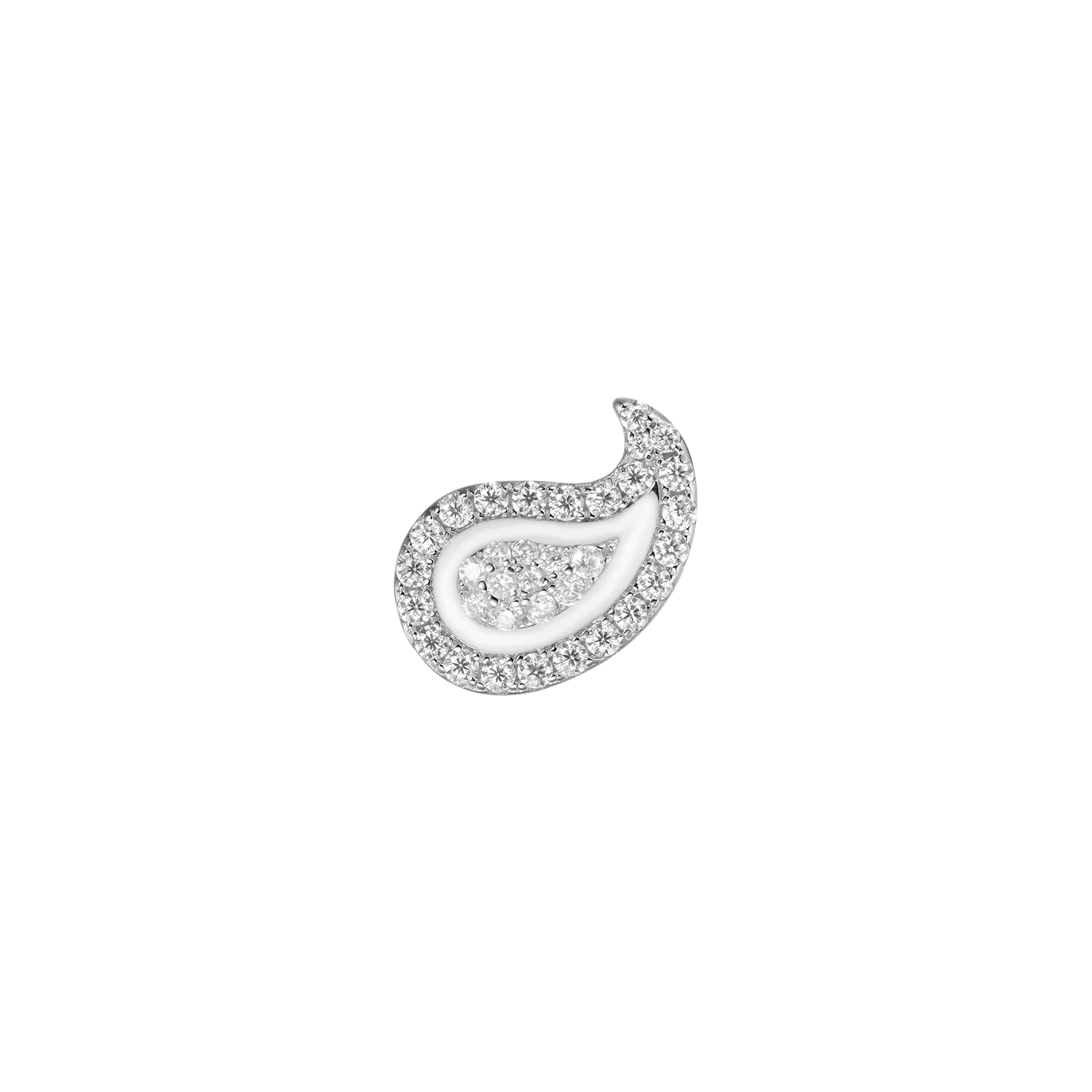 Women's Paisley Stud Earrings - Pair