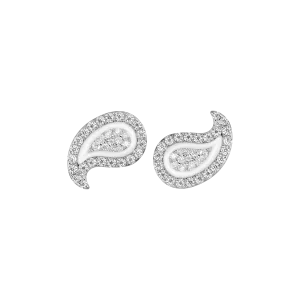 Women's Paisley Stud Earrings - Pair