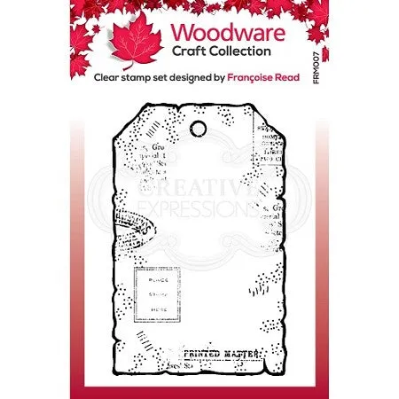 Woodware Stamps - Tiny Tag