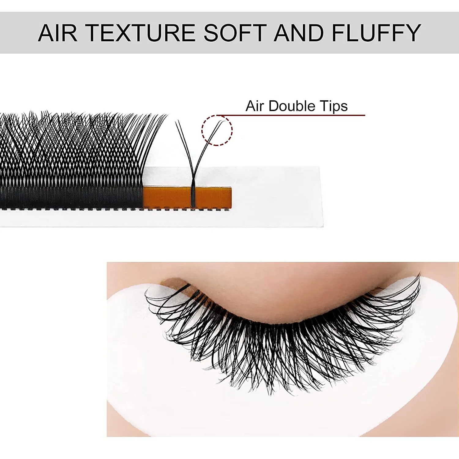 Y Shape Eyelash Extensions Premade Fans Single&Mixed 8-15mm