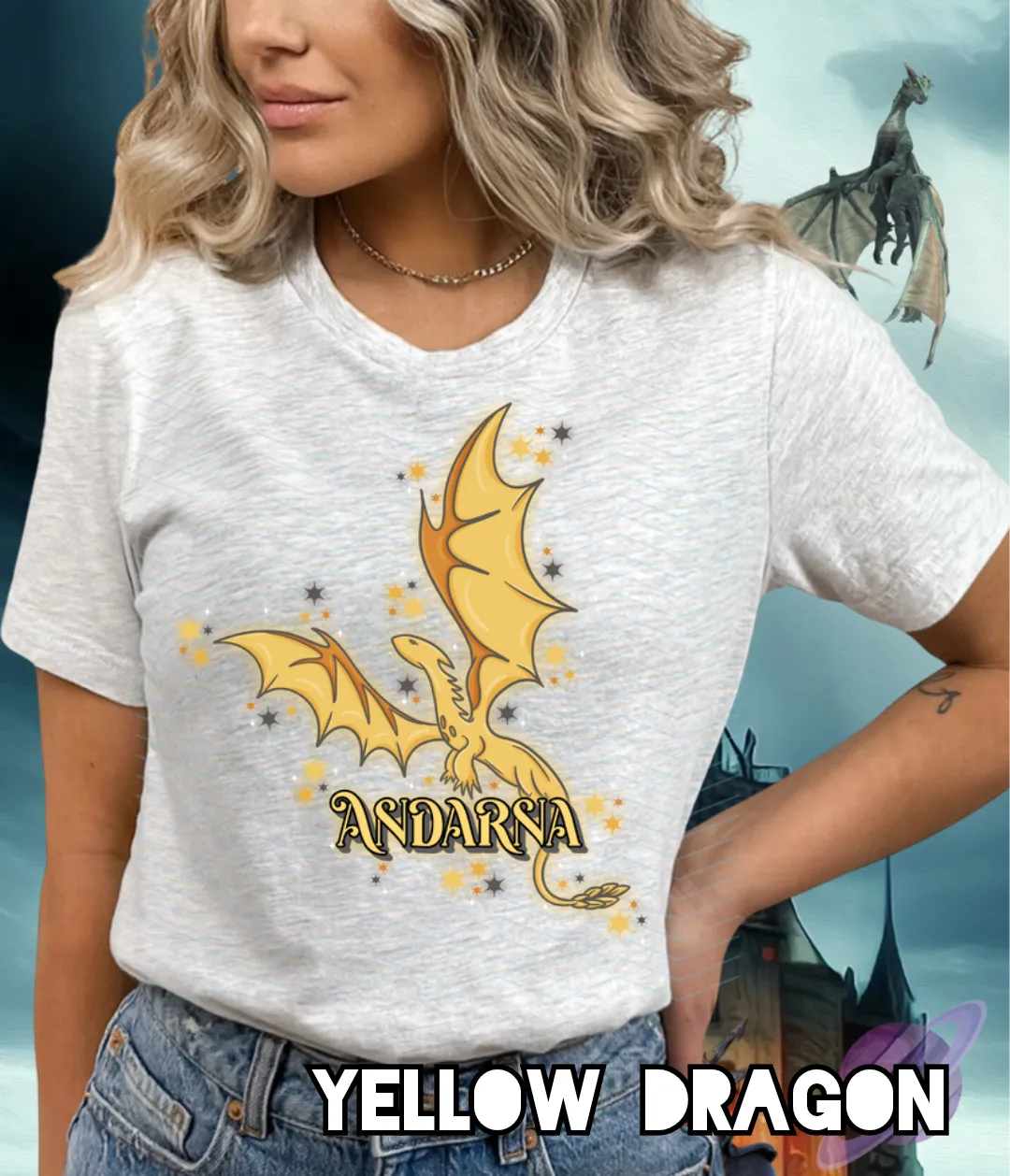 Yellow Dragon Unisex Shirt