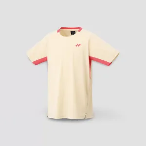 YONEX Australian Open 2025 Mens Crew Neck Shirt 10622YX Ice Beige