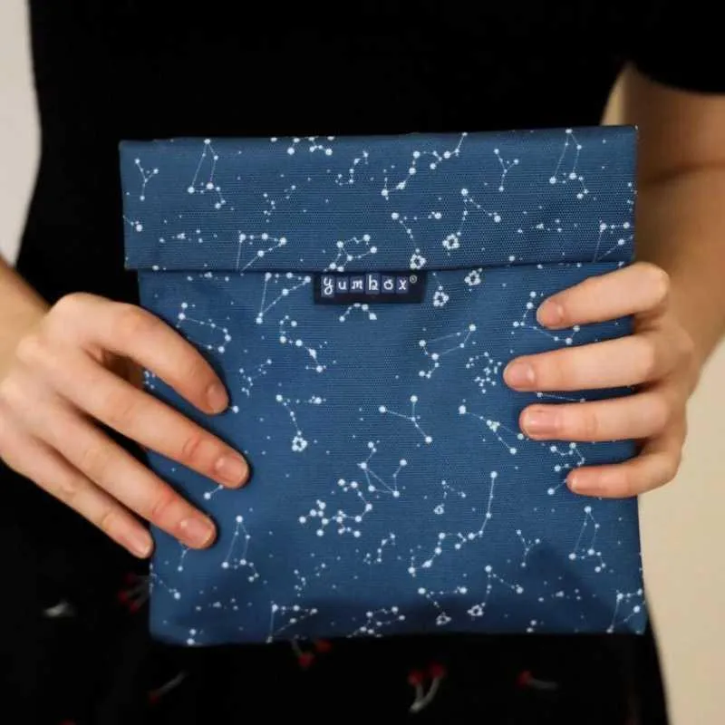 Yumbox Pochette Reusable Sandwich & Snack Bag - Starry Sky