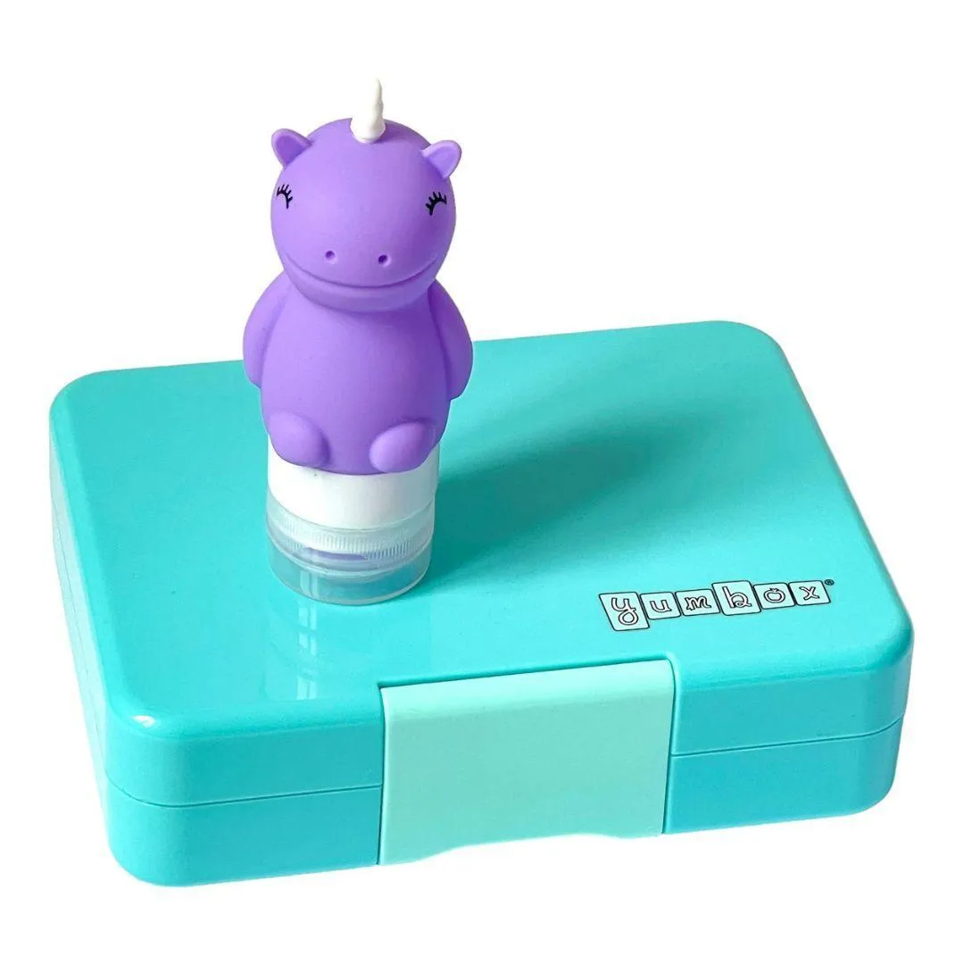 Yumbox Unicorn - Silicone Condiment Squeeze Bottles - Set of 3