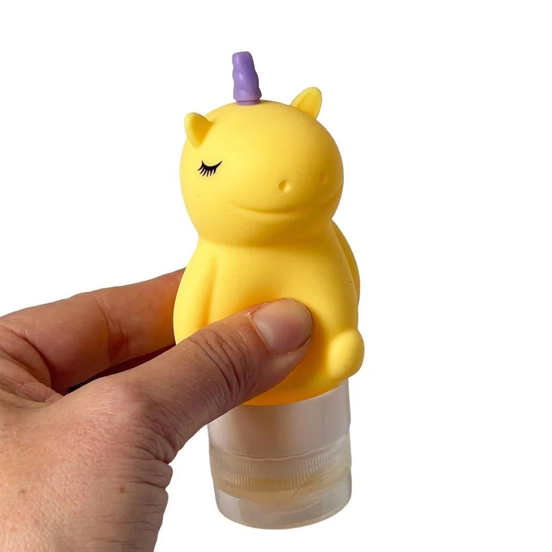Yumbox Unicorn - Silicone Condiment Squeeze Bottles - Set of 3