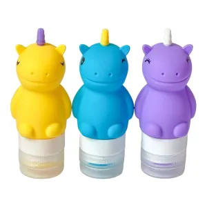 Yumbox Unicorn - Silicone Condiment Squeeze Bottles - Set of 3