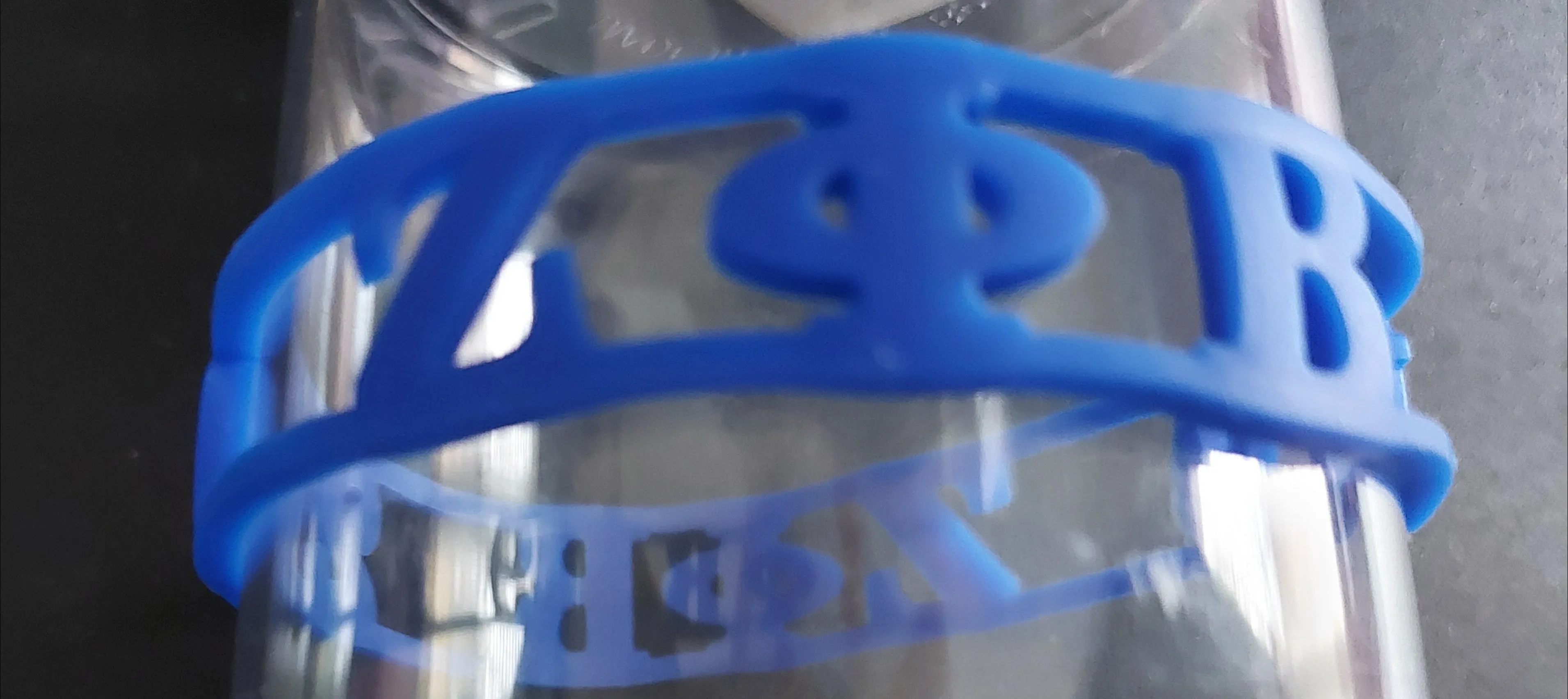 Zeta Phi Beta Silicone Wristband (broad)